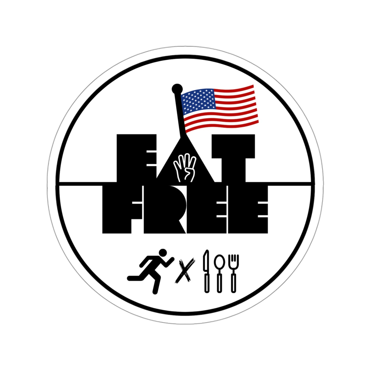 EAT4FREE Sticker - July 4th